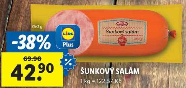 ŠUNKOVÝ SALÁM, 350 g