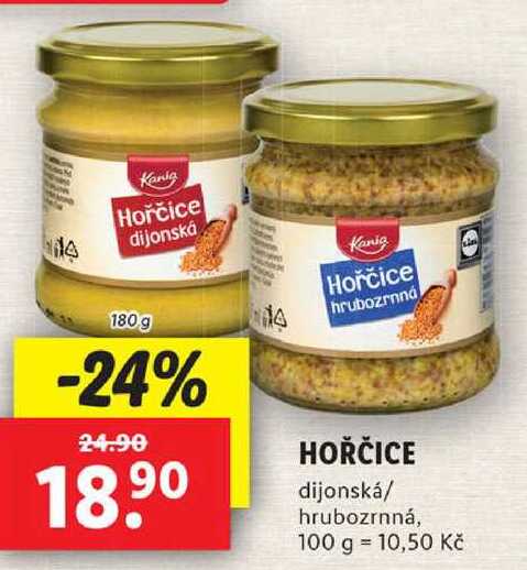 HOŘČICE, 180 g