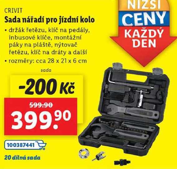 Sada nářadí pro jízdní kolo 