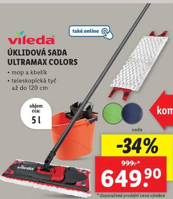 ÚKLIDOVÁ SADA ULTRAMAX COLORS