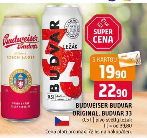 Budweiser Budvar 0,5l