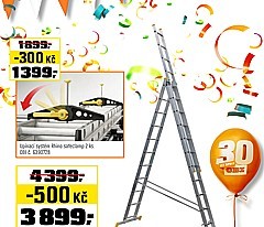 TROJDÍLNÝ ŽEBRÍK 3 × 11 PŘÍČEK