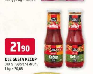 Dle gusta kečup 310g