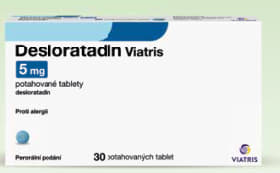 Desloratadin Viatris 5 mg 30 potahovaných tablet