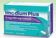 Imodium® Plus 2 mg/125 mg 12 tablet