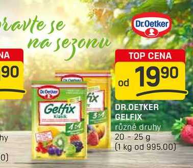 DR.OETKER GELFIX různé druhy 20-25 g