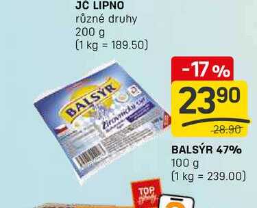 BALSÝR 47% 100 g 