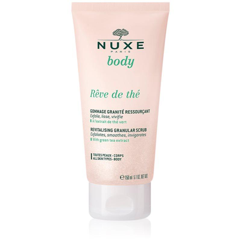 Nuxe Rêve de Thé Revitalising Granular Scrub revitalizační peeling na tělo 150 ml