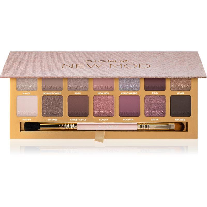 Sigma Beauty New Mod Eyeshadow Palette paleta očních stínů s aplikátorem 208.2 g
