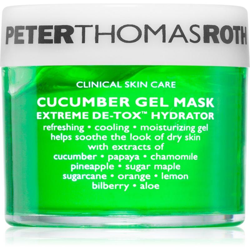 Peter Thomas Roth Cucumber De-Tox Gel Mask hydratační gelová maska na obličej a oční okolí 50 ml
