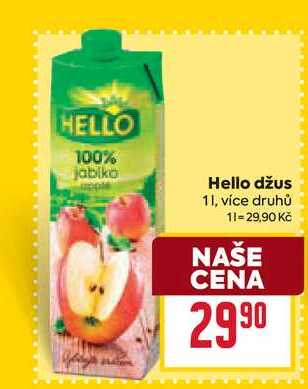 Hello džus 1l