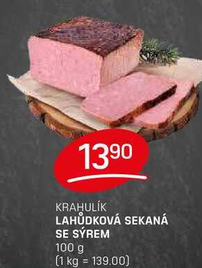 LAHŮDKOVÁ SEKANÁ SE SÝREM 100 g