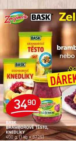 BASK BRAMBOROVÉ TĚSTO, KNEDLÍKY 400 g