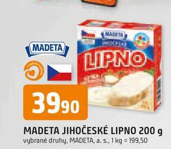 MADETA JIHOČESKÉ LIPNO 200 g 