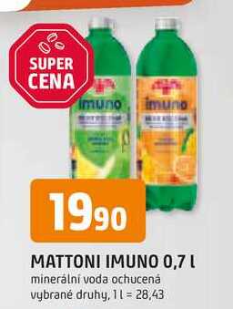 MATTONI IMUNO 0,7L 