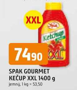 SPAK GOURMET KEČUP XXL 1400 g 