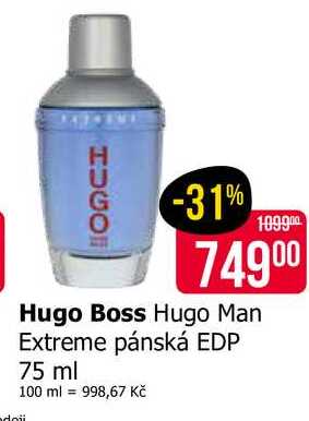 Hugo Boss Hugo Man Extreme pánská EDP 75 ml 