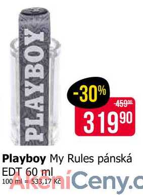 Playboy My Rules pánská EDT 60 ml 