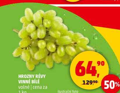 HROZNY RÉVY VINNÉ BÍLÉ volné, 1 kg