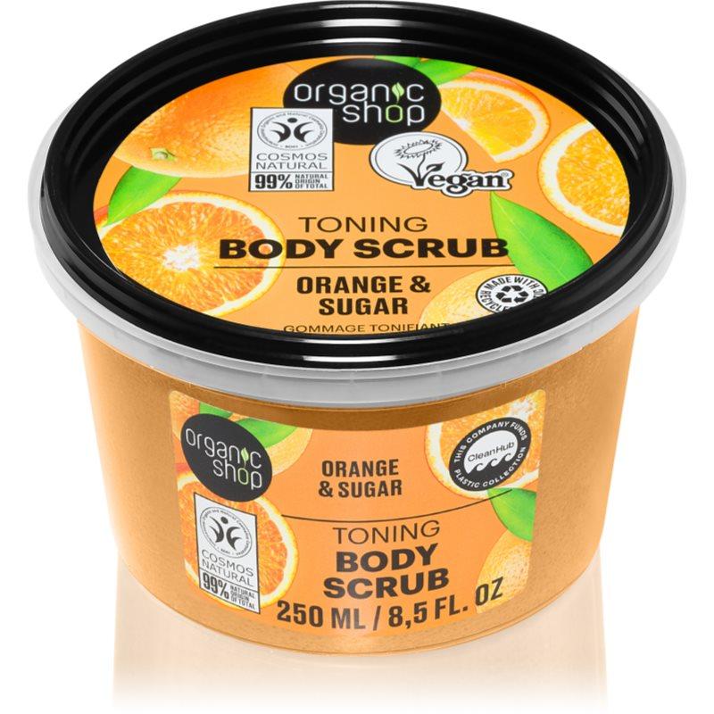 Organic Shop Orange & Sugar tonizační peeling na tělo 250 ml