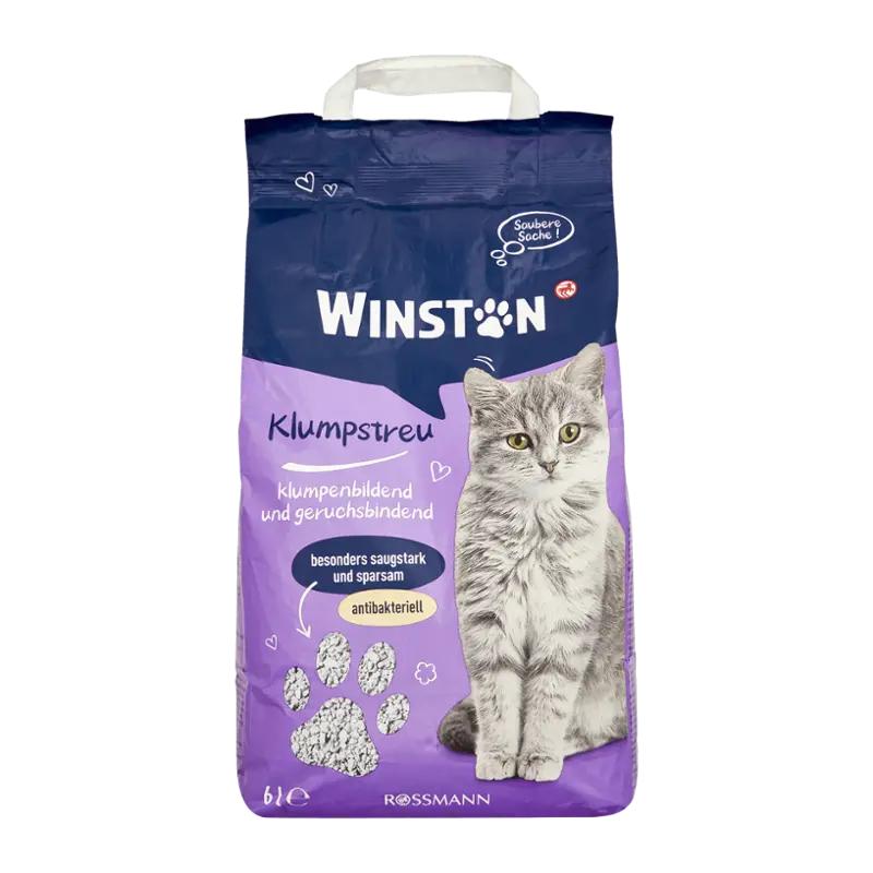 Winston Hrudkující stelivo pro kočky, 6000 ml