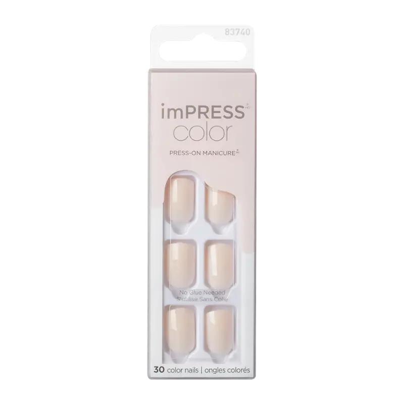 KISS Umělé nehty imPRESS Color Point Pink, 1 ks