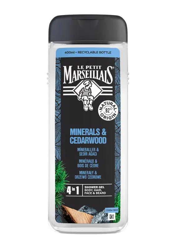 Le Petit Marseillais Sprchový gel Minerály a Cedrové Dřevo, 400 ml