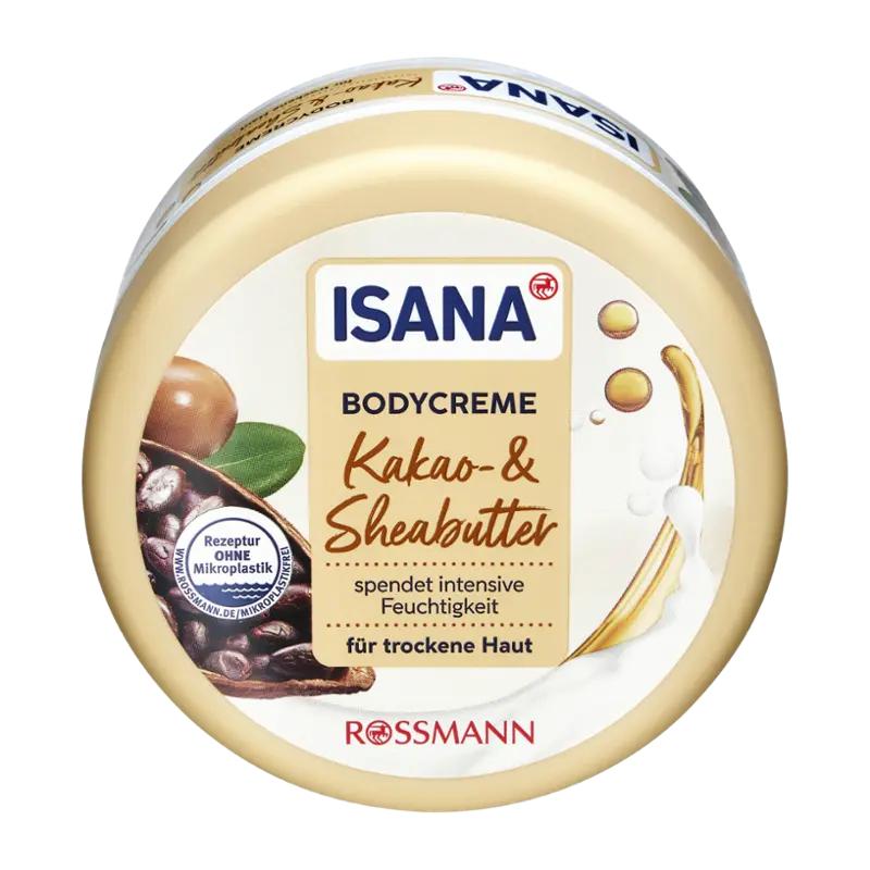 ISANA Tělový krém s bambuckým máslem a kakaem, 500 ml