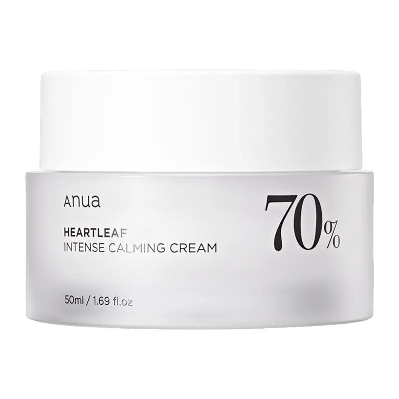 Anua  Zklidňující pleťový krém Heartleaf 70%, 50 ml