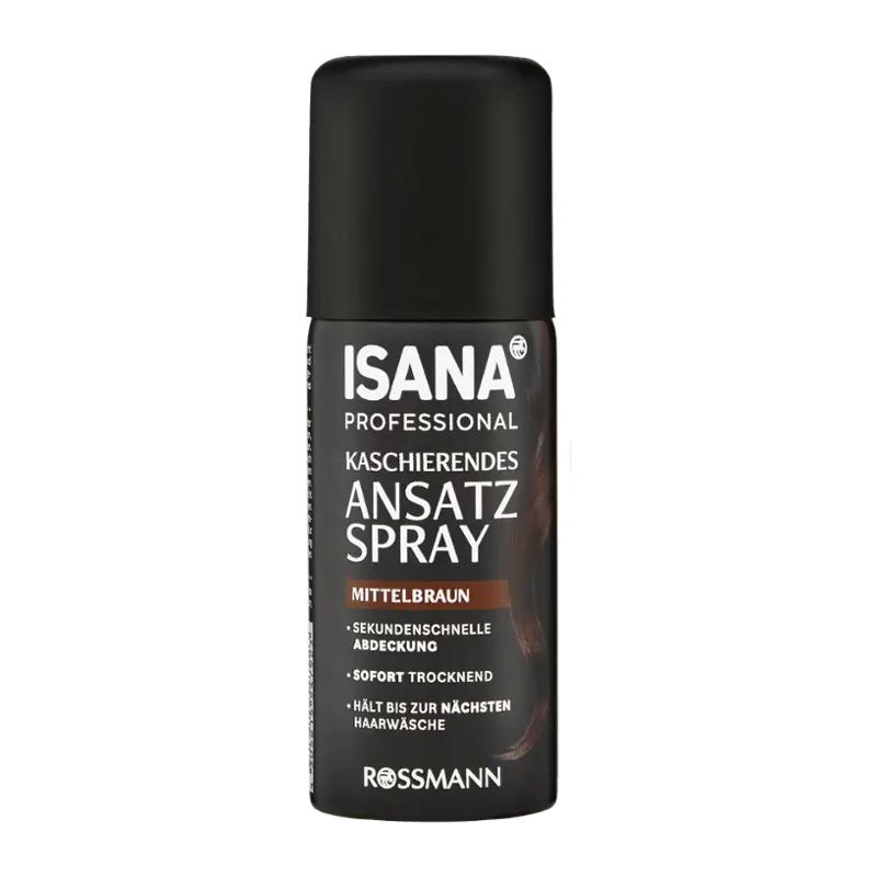 ISANA Professional Sprej na odrosty středně hnědý, 100 ml
