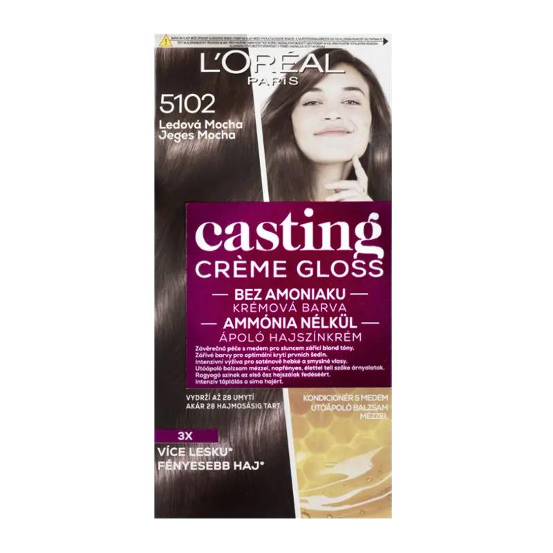 L'Oréal Barva na vlasy Casting Creme Gloss 5102 ledová Mocha, 1 ks