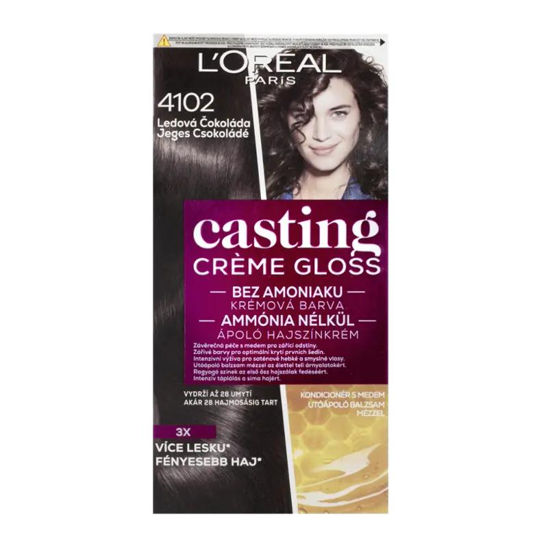 L'Oréal Barva na vlasy Casting Creme Gloss 4102 ledová čokoláda, 1 ks