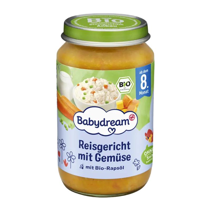 Babydream BIO příkrm rýže se zeleninou, 220 g