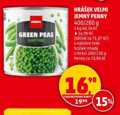 HRÁŠEK VELMI JEMNÝ PENNY, 400/280 g  