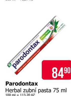 Parodontax Herbal zubní pasta 75 ml