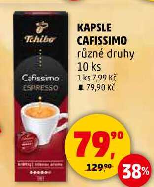 KAPSLE CAFISSIMO různé druhy, 10 ks 