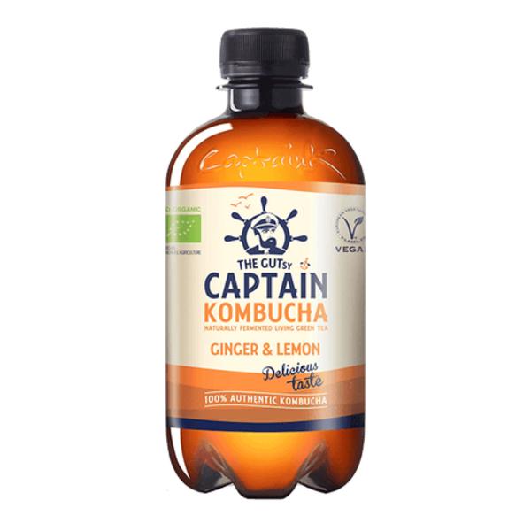 Captain Kombucha BIO Zázvor, citron