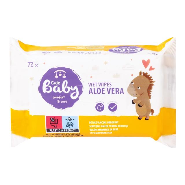 Cute Baby Ubrousky vlhčené parfémované