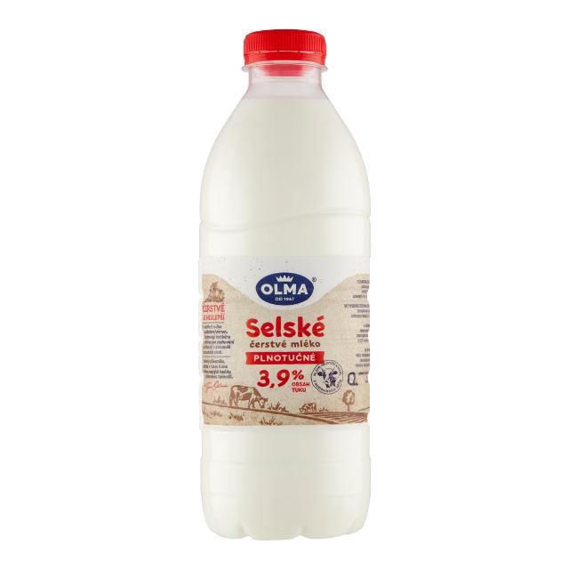 Olma Selské mléko plnotučné čerstvé