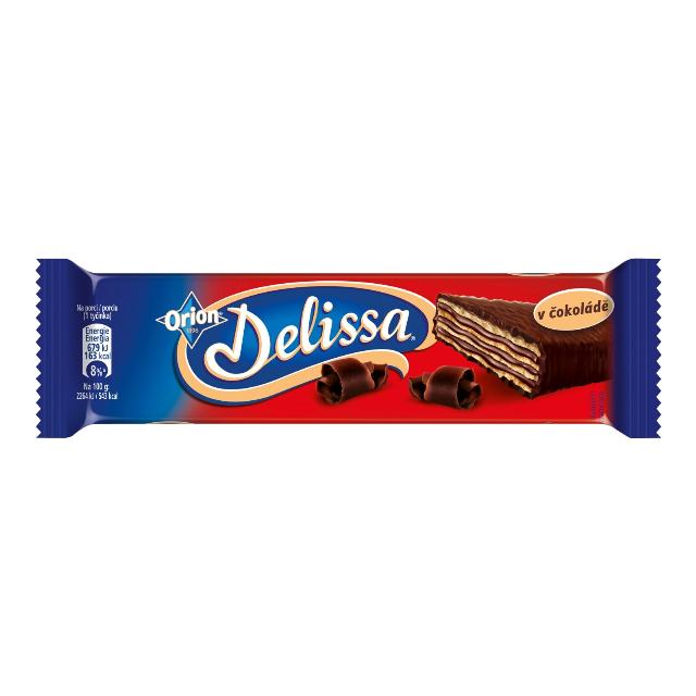 Orion Delissa oplatka máčená v hořké čokoládě