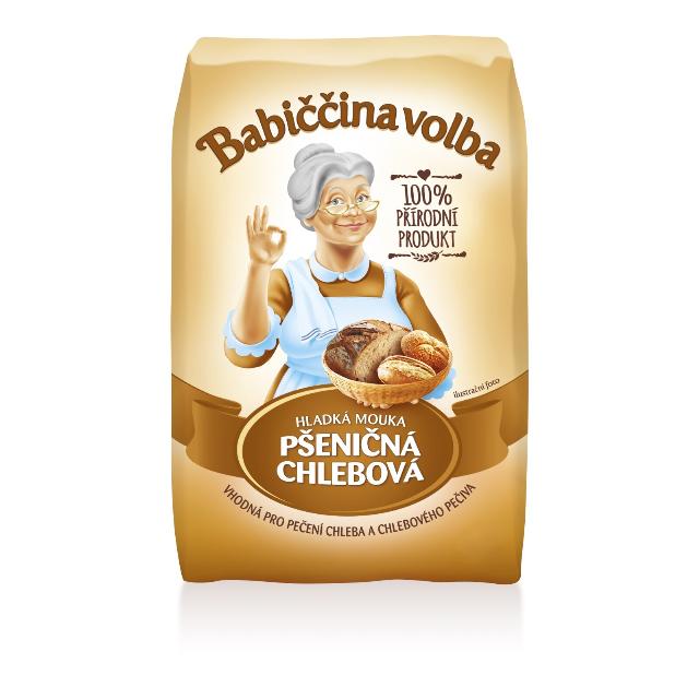 Babiččina volba Mouka hladká pšeničná chlebová