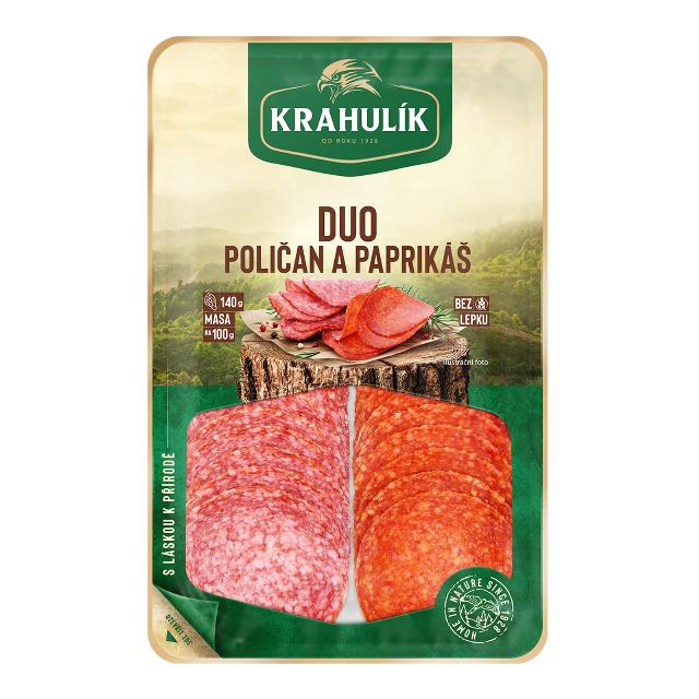 Krahulík Duo Poličan a Paprikáš krájený