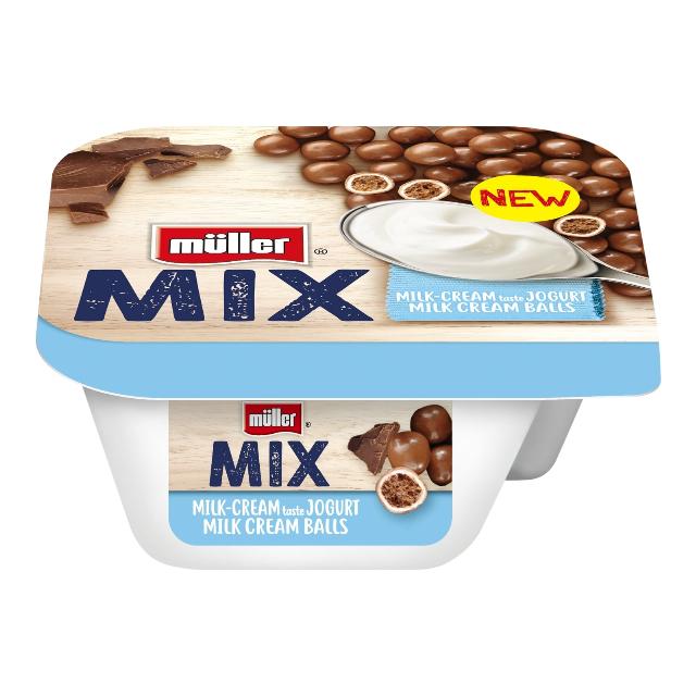 Müller Mix choco cream balls