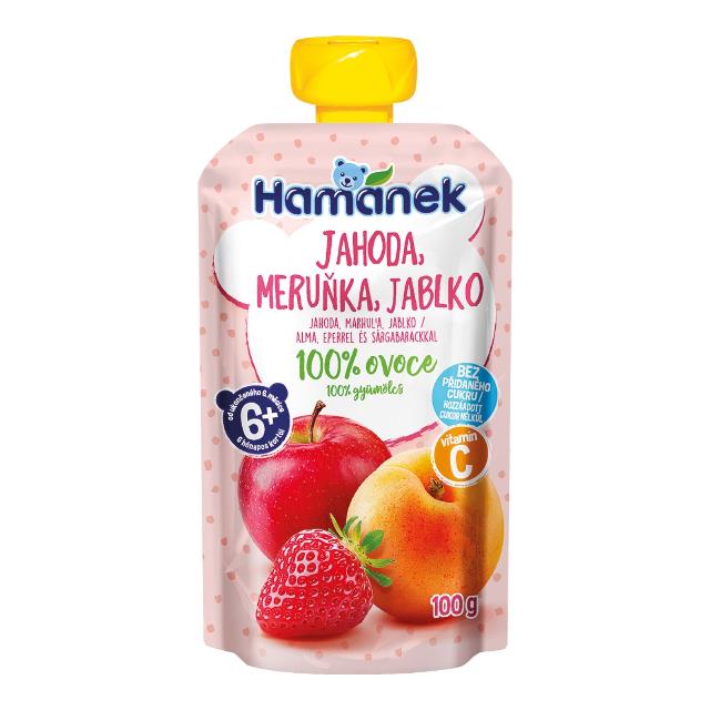 Hamánek Ovocná svačinka jahoda a meruňka