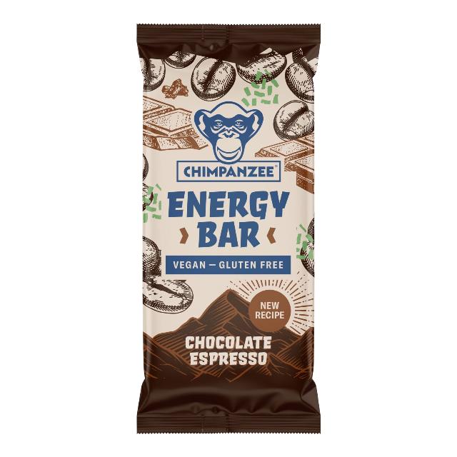 Chimpanzee Energy Bar čokoláda a káva