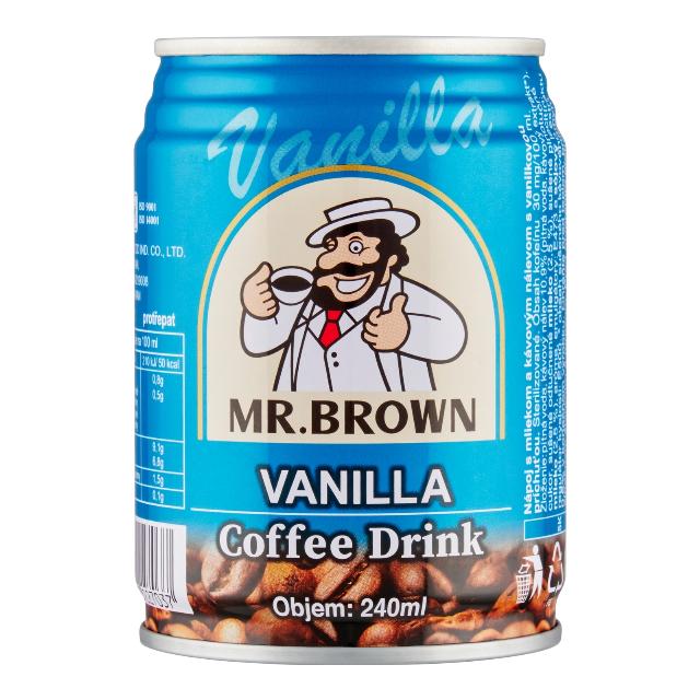 Mr. Brown Vanilla Káva s mlékem