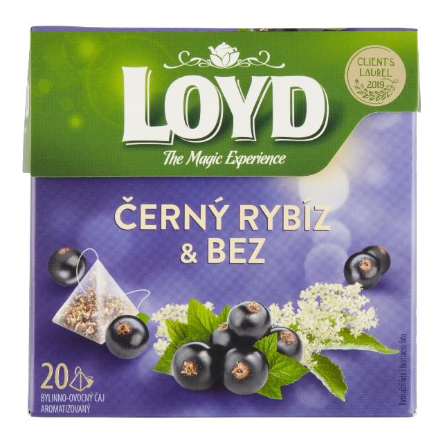 Loyd Bylinno-ovocný čaj černý rybíz & bez