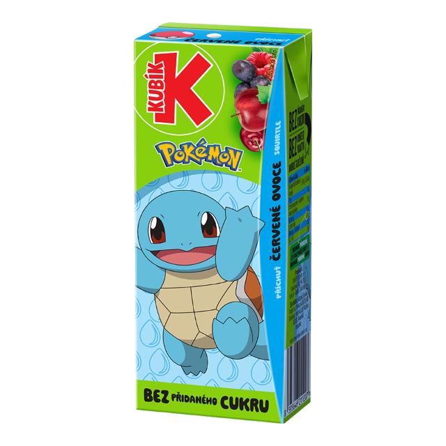 Kubík Pokémon příchuť červené ovoce