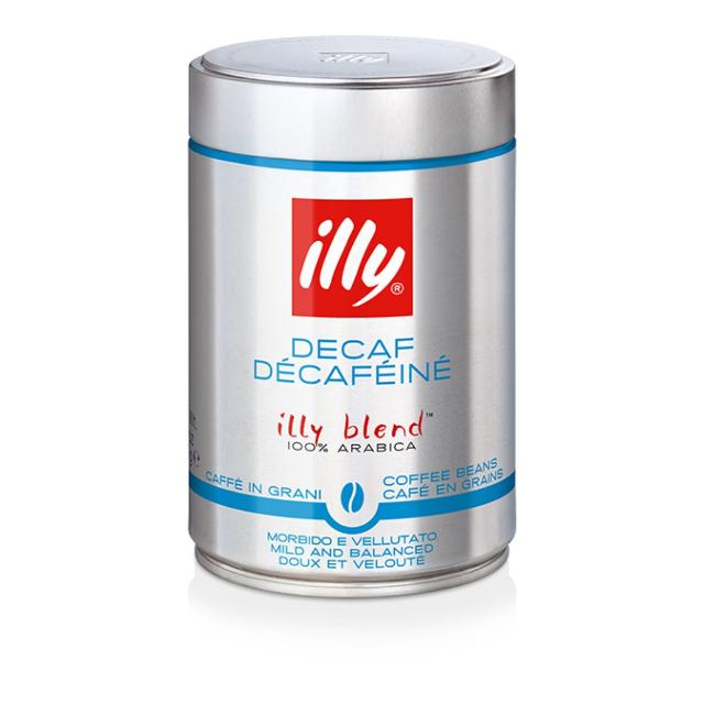 Illy zrnková káva bez kofeinu