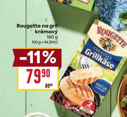Rougette na gril krémový 180 g
